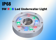 regulador llevado subacuático impermeable de la ayuda DMX 512 de las luces de 9W RGB IP68