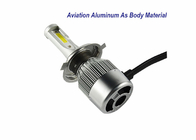 Bulbos de aluminio de la linterna H4 de la aviación, H7 bombillas del coche ligero principal del auto LED