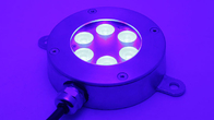 18W luz subacuática de acero inoxidable de la prenda impermeable IP68 RGB LED para la piscina