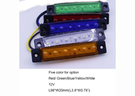 La utilidad marina de la prenda impermeable LED de la luz de tira del rectángulo LED 12Volt IP67 se enciende