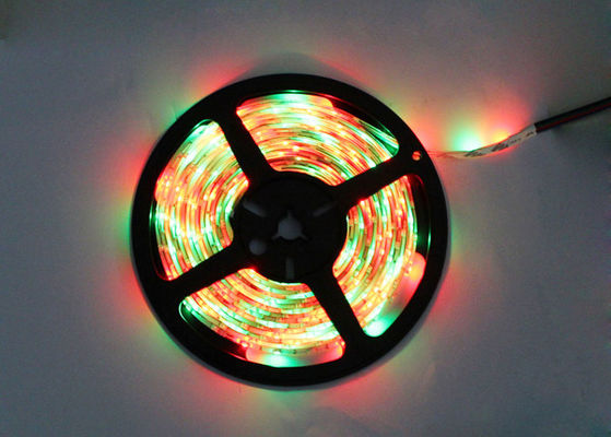 300 multicolores de las luces de tira del LED SMD 3528 RGB LED con la iluminación al aire libre de 24W IP68