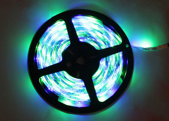 300 multicolores de las luces de tira del LED SMD 3528 RGB LED con la iluminación al aire libre de 24W IP68