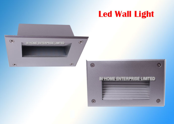 Luces ahuecadas SMD de la pared del anuncio publicitario 3020 LED para el cuerpo de la lámpara del acero inoxidable del jardín