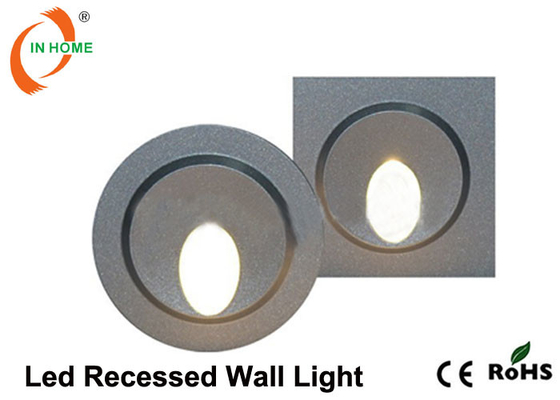 El solo color del poder más elevado ahuecó las luces de la pared del LED para la escalera al aire libre/el paso