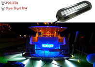la luz impermeable del infante de marina LED de 90W IP68, barco subacuático azul de 316SS LED se enciende
