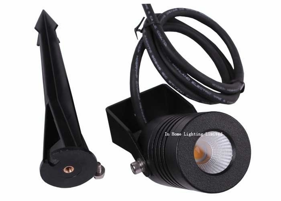 Ajardine el aluminio llevado al aire libre blanco caliente de la mazorca 5w del jardín de las luces del punto 12V