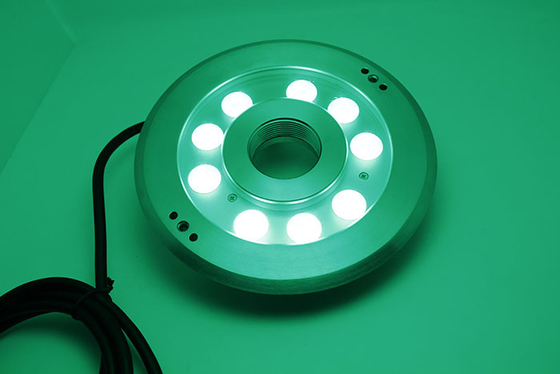 color de 27W IP68 que cambia la luz subacuática llevada de la fuente con musical