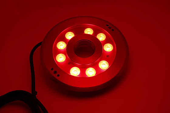 color de 27W IP68 que cambia la luz subacuática llevada de la fuente con musical
