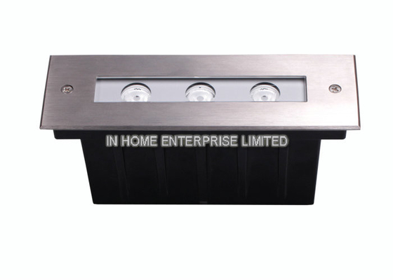 las luces subterráneos lineares 9w IP67 de 12v 220v calientan la iluminación llevada blanca de Inground