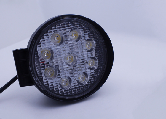 IP66 ennegrecen la vivienda de la lámpara del trabajo de las luces 12V LED del punto del LED para el barco de los camiones del coche rv