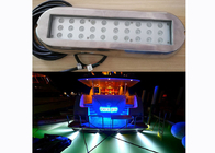 acero inoxidable 54W 316 luces LED marinas subacuáticas azules montadas