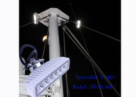 Luces marinas del trabajo del soporte LED del soporte de las luces del esparcidor de la vivienda blanca LED para el barco de vela