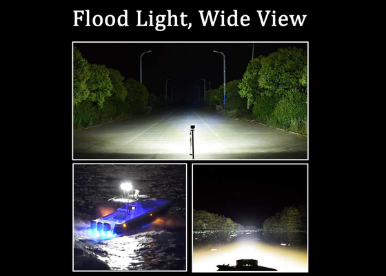 infante de marina de aluminio ligero LED de la prenda impermeable 12VDC del trabajo de 14W LED Off Road que atraca la luz para la cubierta de barco