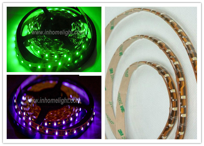 Luces de tira flexibles del RGB LED de la decoración interior SMD 3825 120 LED por el metro