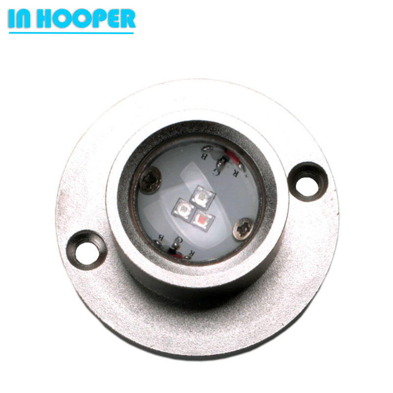 el cobre del círculo de 12V IP68 llevó la luz marina para los barcos, luz subacuática de la piscina 15W