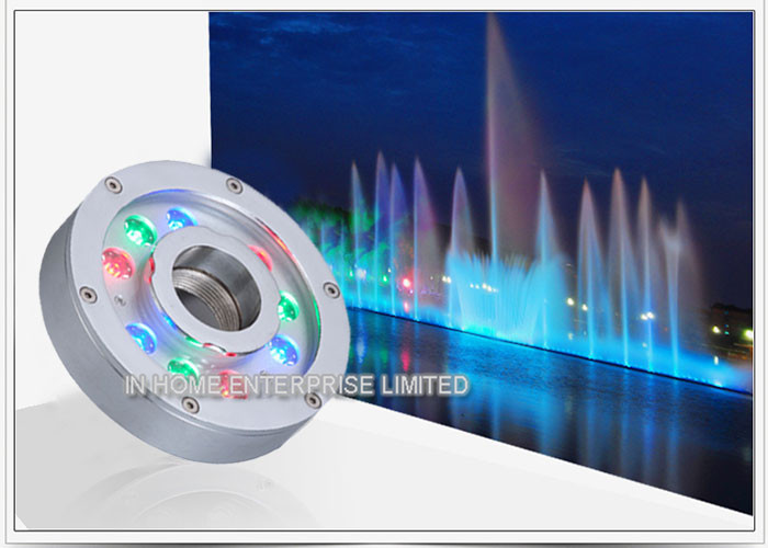 Luz subacuática sumergible de IP68 LED, lámpara subacuática del LED para la fuente