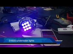 RGBW Underwater LED Lights Synced with music